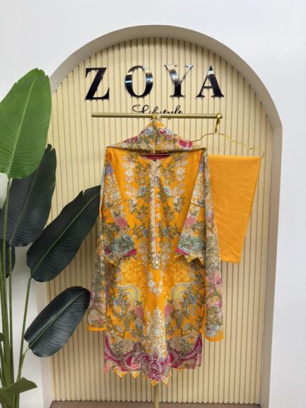 Boutique stitched 3 piece kamiz set