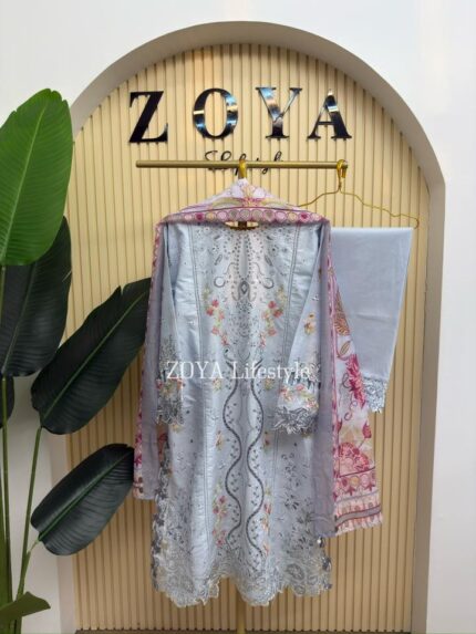 Pakistani inspired Stitched 3 piece kamiz Set