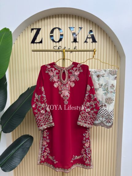 Pakistani ETHNC inspired Stitched premium 2 piece kamiz Set