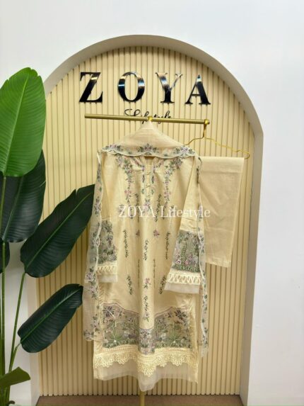 Pakistani Inspired Stitched 3 piece kamiz Set