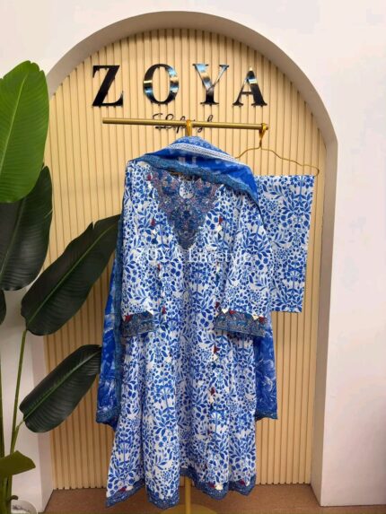 Boutique stitched 3 piece kamiz set