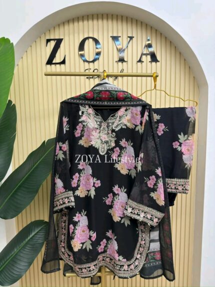 Georgette Boutique 3 piece kamiz Set