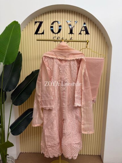 Pakistani inspired stitched 3 piece kamiz set