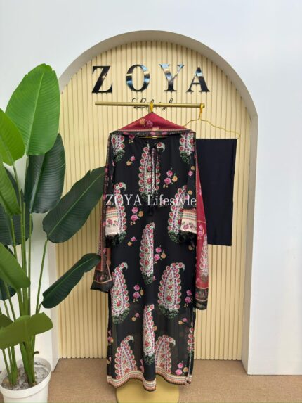 Boutique stitched 3 piece kamiz set