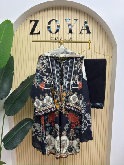 Boutique stitched 3 piece kamiz set