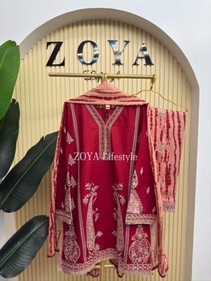 Fully Stitched 3 piece farshi kamiz Set