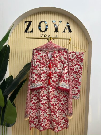 Boutique Stitched 3 piece kamiz Set