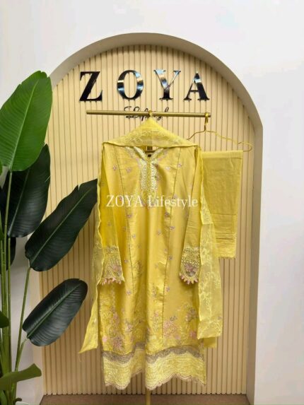 Fully stitched 3 piece kamiz set