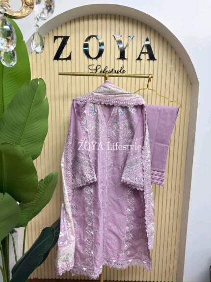 Embroidered fully Stitched 3 piece kamiz