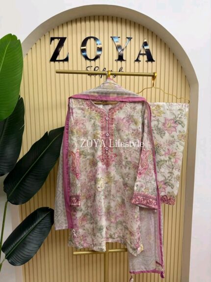 Pakistani inspired stitched 3 piece set