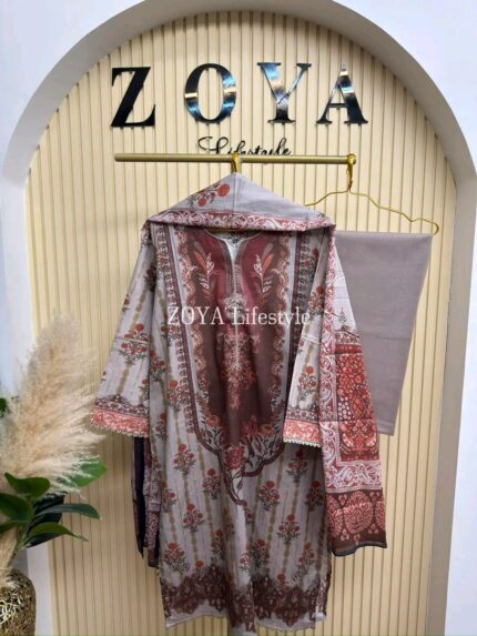 Boutique stitched 3 piece kamiz set