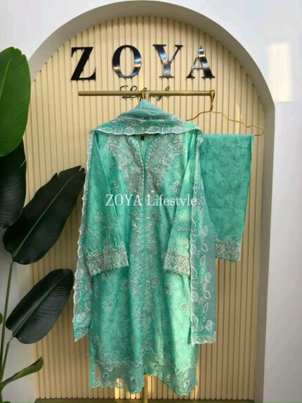 Boutique stitched 3 piece kamiz set