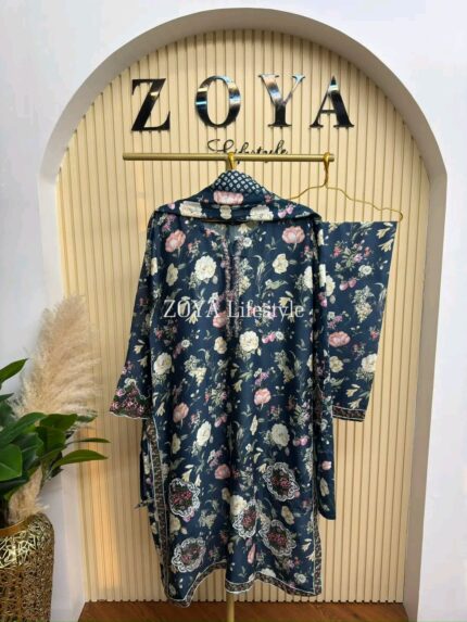 Pakistani Ethnc inspired Stitched 3 piece kamiz Set