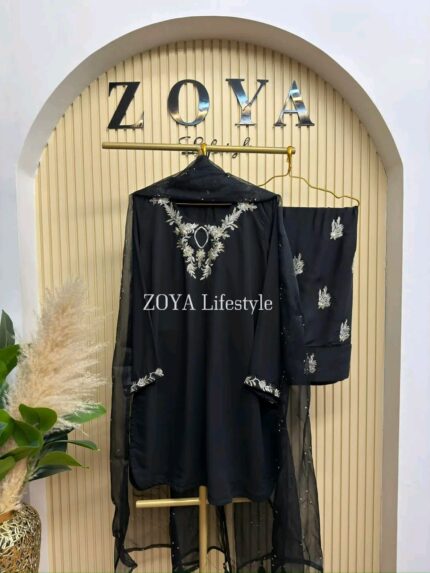 Embroidered Stitch Farshi kamiz 3 piece