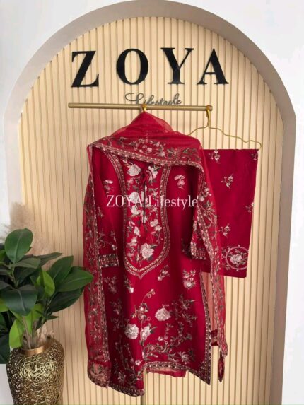 Boutique stitched 3 piece kamiz set