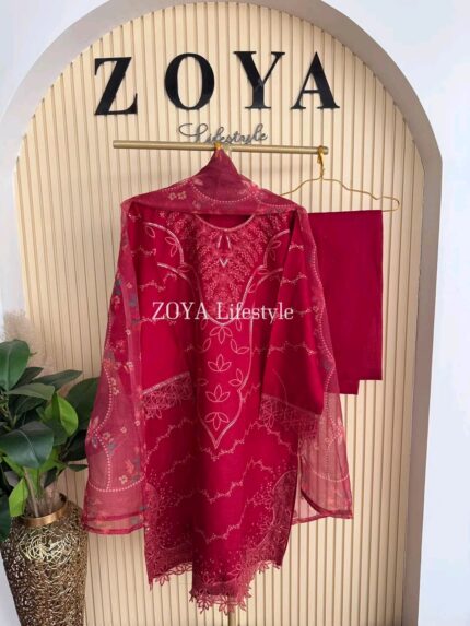 Boutique stitched 3 piece kamiz set