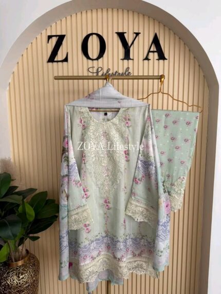 Boutique stitched 3 piece kamiz set