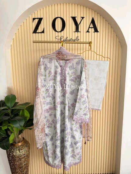 Boutique stitched 3 piece kamiz set