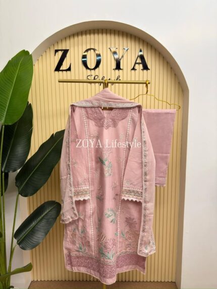 Fully stitched 3 piece kamiz set