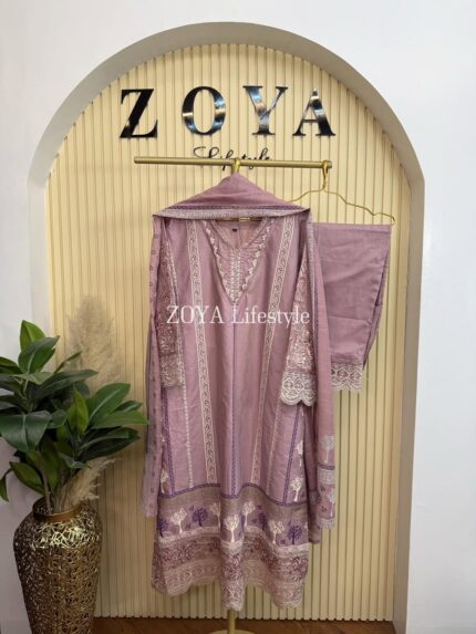 Pakistani Inspired Stitched 3 piece kamiz set