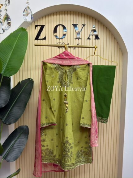 Fully Stitched 3 piece farshi Set