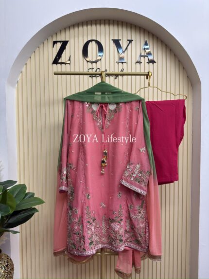 Stitched 3 piece kamiz set