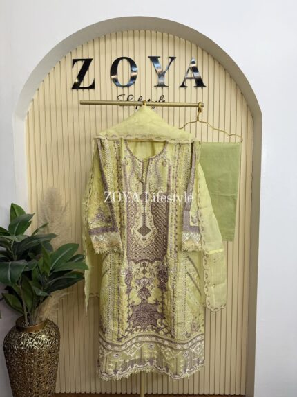 Pakistani Inspired Stitched 3 piece kamiz set