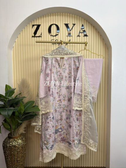 Pakistani Inspired Stitched 3 piece kamiz set