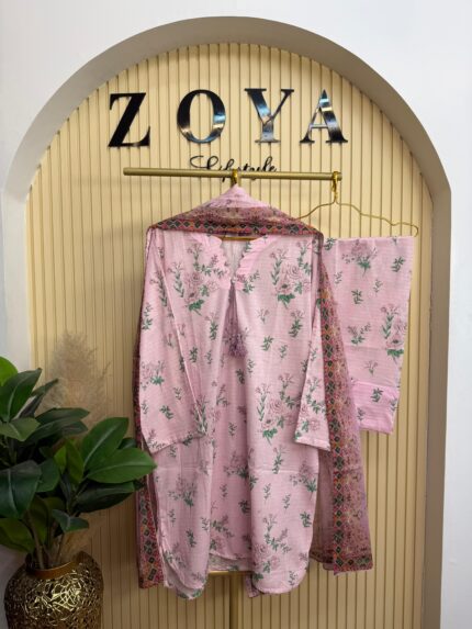 Boutique Stitched 3 piece kamiz set