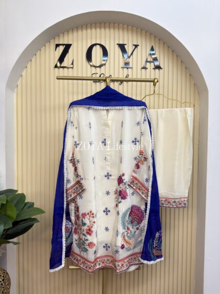 Zainab Chottani Inspired Stitched 3 piece kamiz set