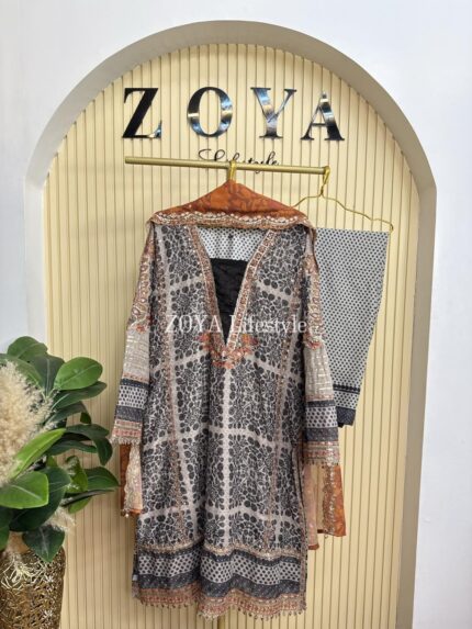 Fully Stitched 3 piece kamiz set