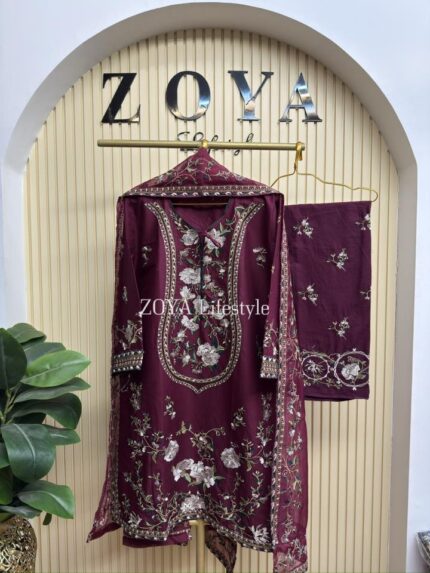 Fully Stitched 3 piece kamiz set