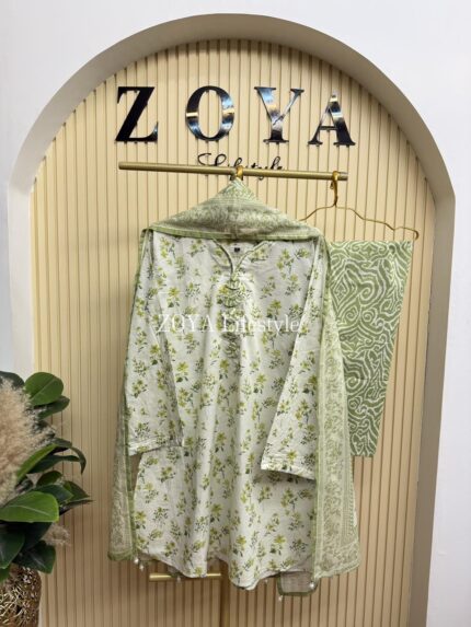 Fully Stitched 3 piece kamiz set