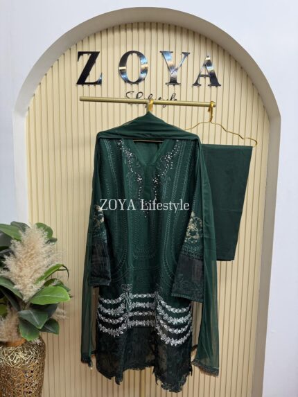 Maria B inspired Fully Stitched 3 piece kamiz set