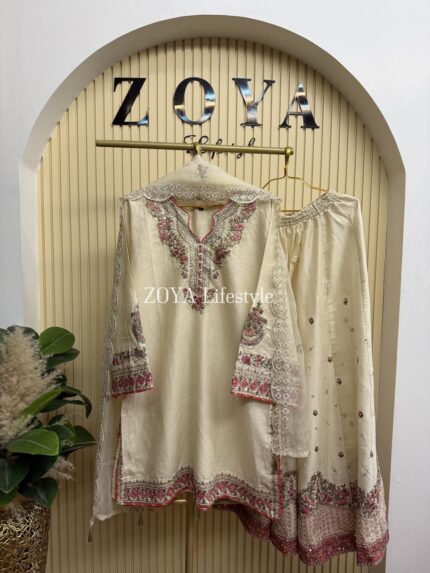 Fully Stitched 3 piece Gharara set