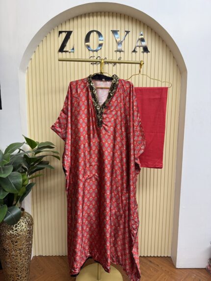 Fully stitched 2 piece kaftan Kamiz set
