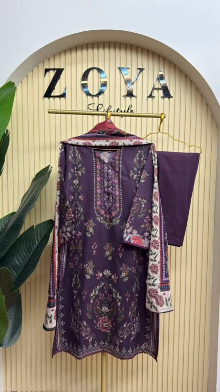 Fully stitched 3 piece Kamiz set