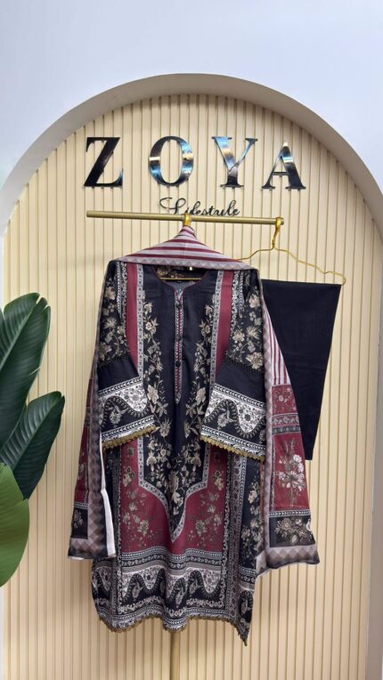 Fully stitched 3 piece Kamiz set