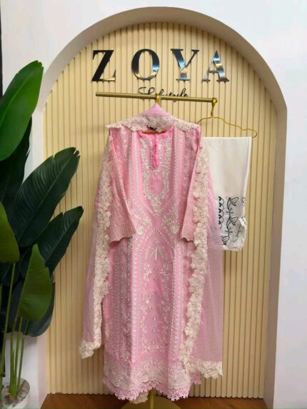 Saad Bin Shahzad Inspired Fully stitched 3 piece Kamiz set