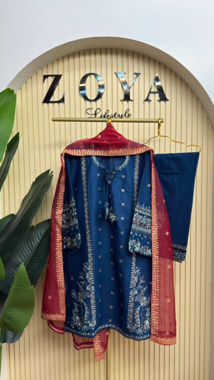 Fully stitched 3 piece Kamiz set
