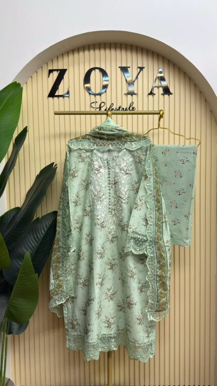 Fully stitched 3 piece Kamiz set