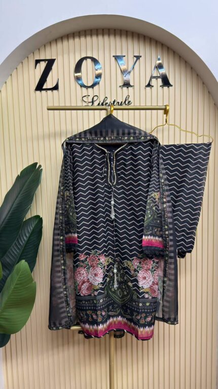 Fully stitched 3 piece Kamiz set
