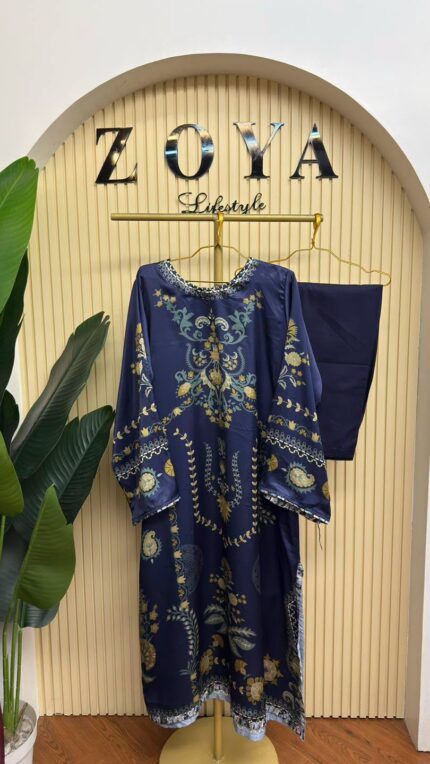 Fully stitched 2 piece kaftan Kamiz set