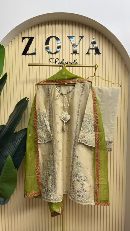 Fully stitched 3 piece Kamiz set