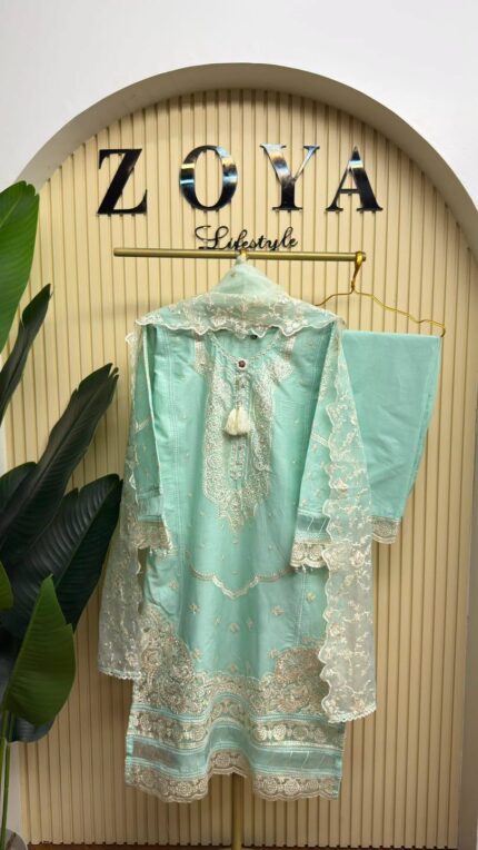 Fully stitched 3 piece Kamiz set