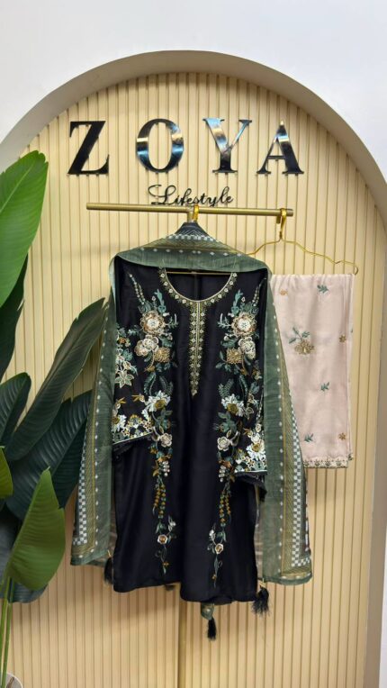 Fully stitched 3 piece Kamiz set