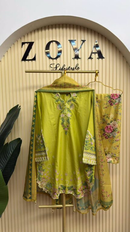 Fully stitched 3 piece Kamiz set