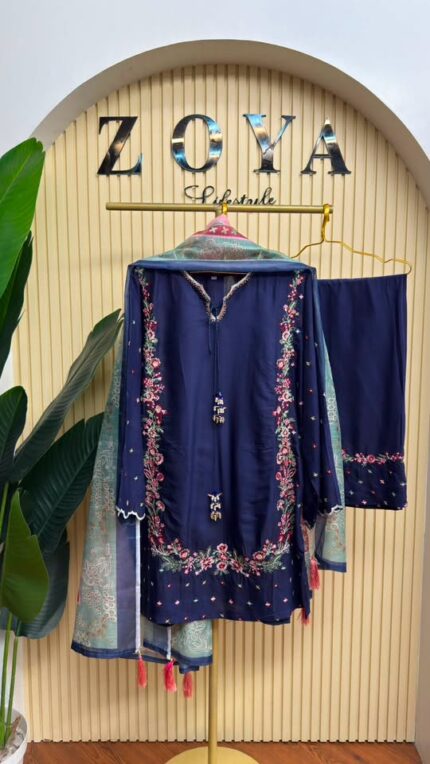 Fully stitched 3 piece Kamiz set