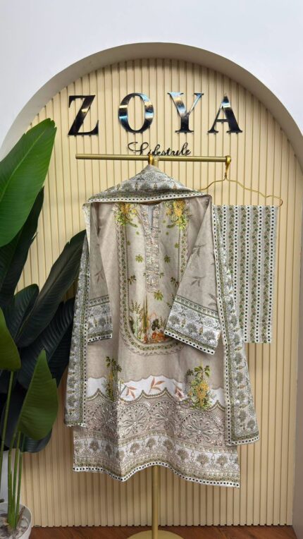 Fully stitched 3 piece Kamiz set