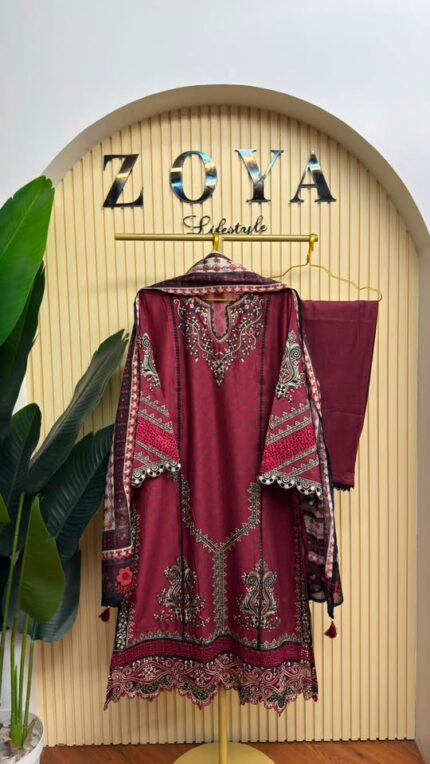 Fully stitched 3 piece Kamiz set